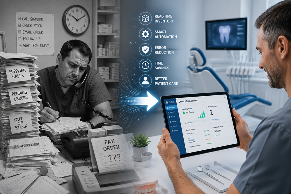 Why Are Dentists Moving Away From Manual Ordering Systems Towards Smarter Digital Control?