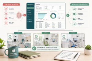 Procurement visibility and control across multiple dental practice locations